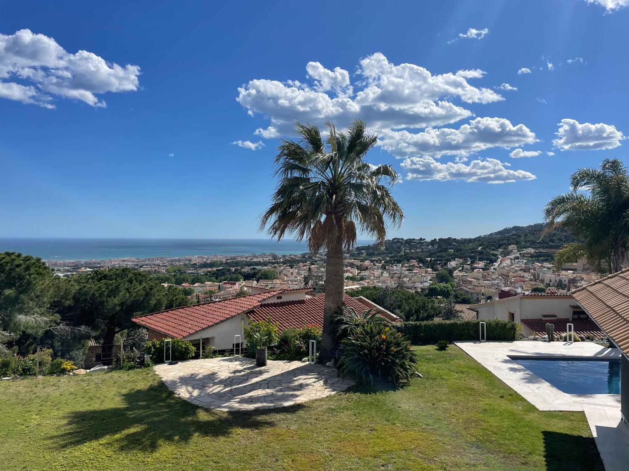 Palm Maresme - Suite With Bathroom And Terrasse With Ocean Views In A Private Villa Vilassar De Dalt Exterior foto