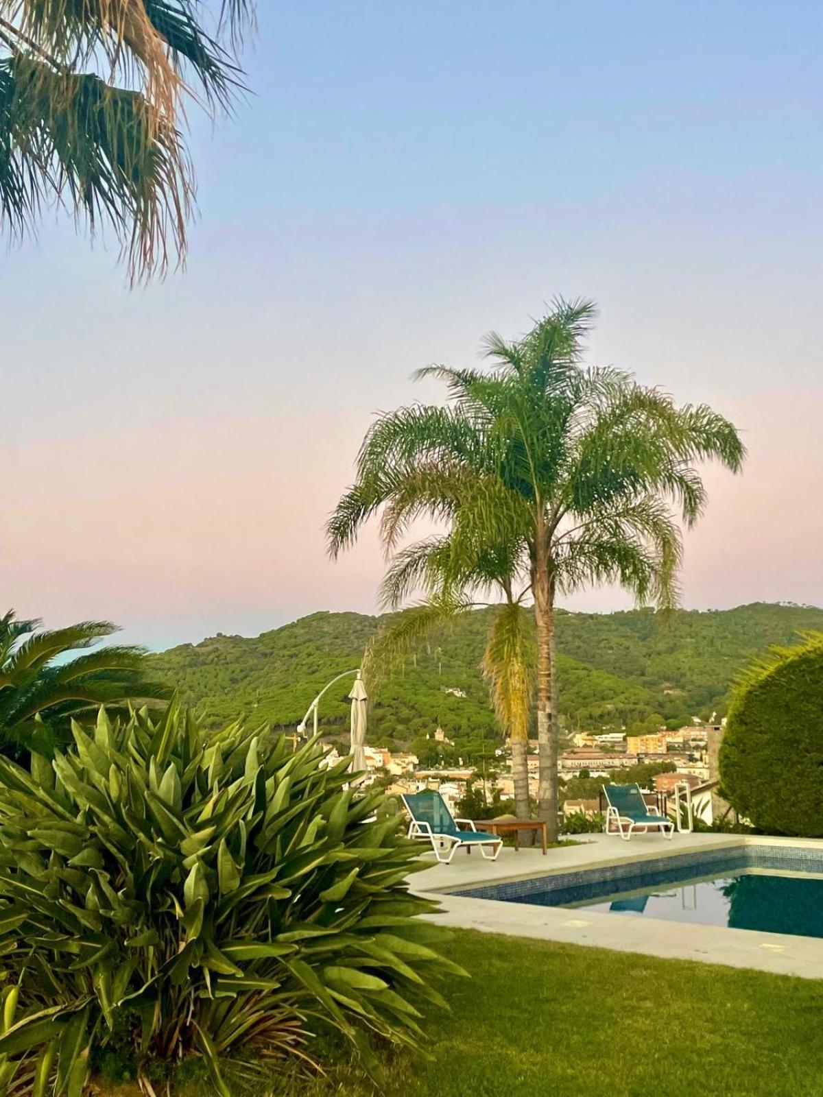 Palm Maresme - Suite With Bathroom And Terrasse With Ocean Views In A Private Villa Vilassar De Dalt Exterior foto